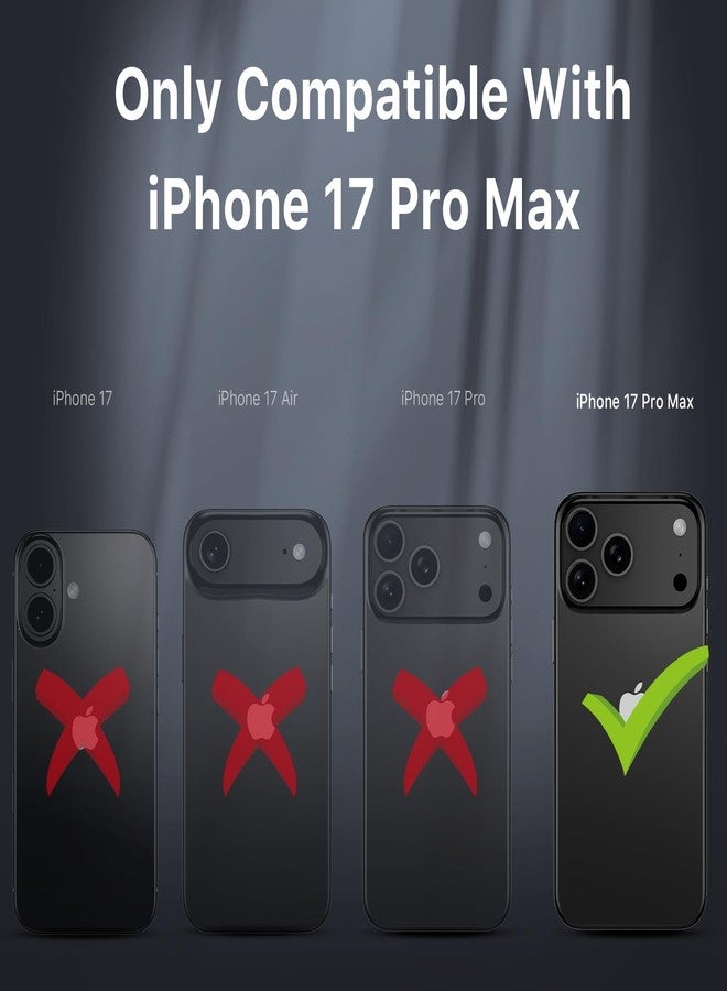 جراب M MYBAT PRO لهاتف iPhone 17 Pro Max، جراب مغناطيسي لهاتف iPhone 17 Pro Max، [متوافق مع MagSafe]، جراب متين شديد التحمل، غطاء مقاوم للصدمات (بدون واقي شاشة) - Image 5