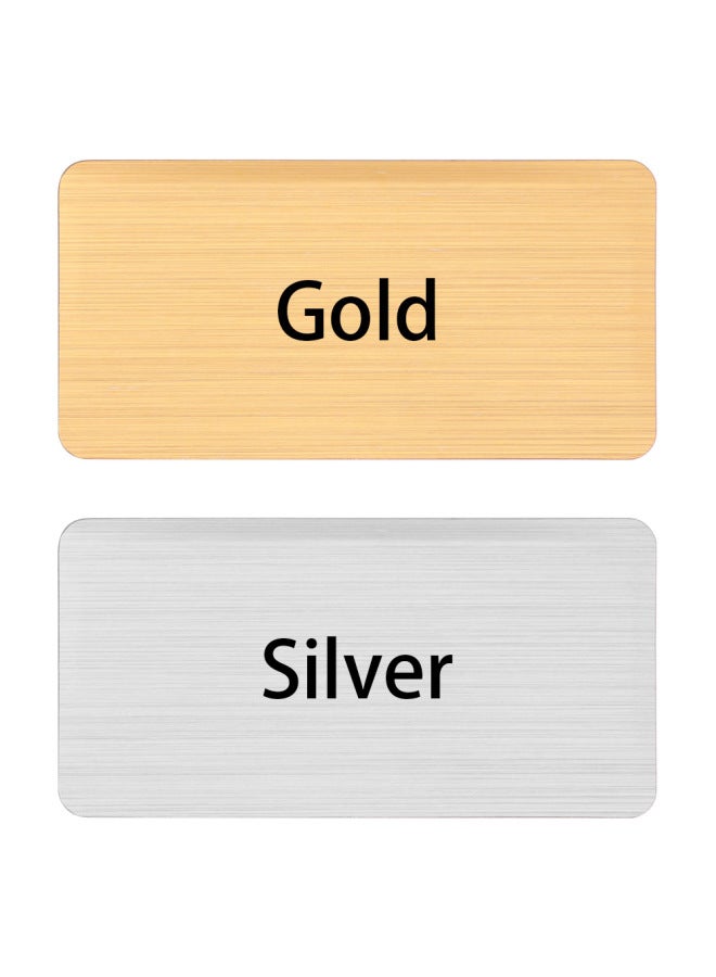 E-commerce Hard Box Packaging Mobile Phone To Prevent Radiation Stickers Metal Square Anion Stickers Radiation Mobile Phone Stickers-Color:Silver (opp Bag) - Image 2