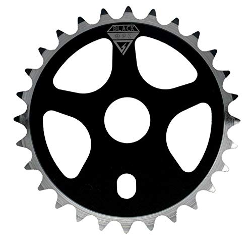 Black Ops Micro Drive BMX Chain Ring, 28t, Black - Image 4