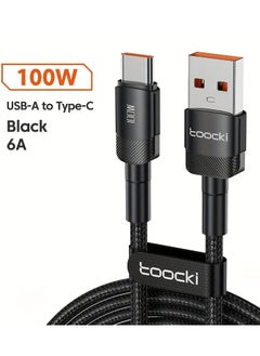 toocki toocki charger cable 100 watts, fast charging and high-speed data transfer  - Image 1