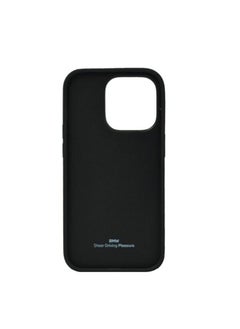BMW Signature Collection Genuine Leather Case with Perforated Seats Design For iPhone 14 Pro Burgundy  - Image 4
