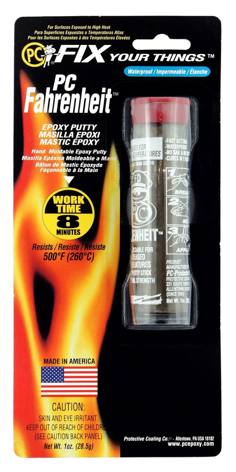 PC Products 25543 PC-Fahrenheit Moldable Epoxy Putty - High Temperature Resistant, 1 oz - Image 1