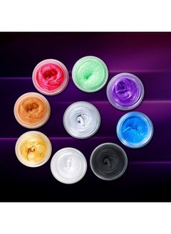 MOFAJANG MOFAJANG Hair Color Wax Temporary Hair Dye U-nisex Purple Grey Blue Hair Dye Hairstyle Coloring C-ream for Party C-osplay  - Image 4
