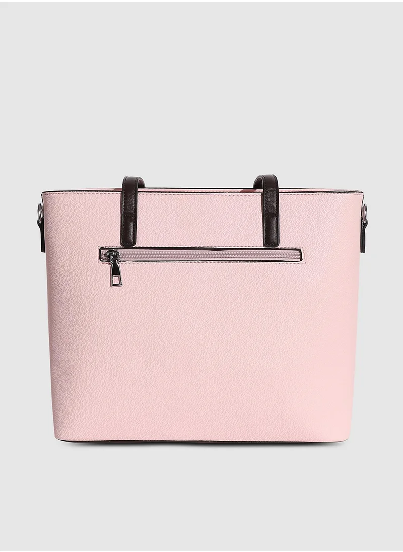 Haute Sauce On The Go Tote Bag - Baby Pink
