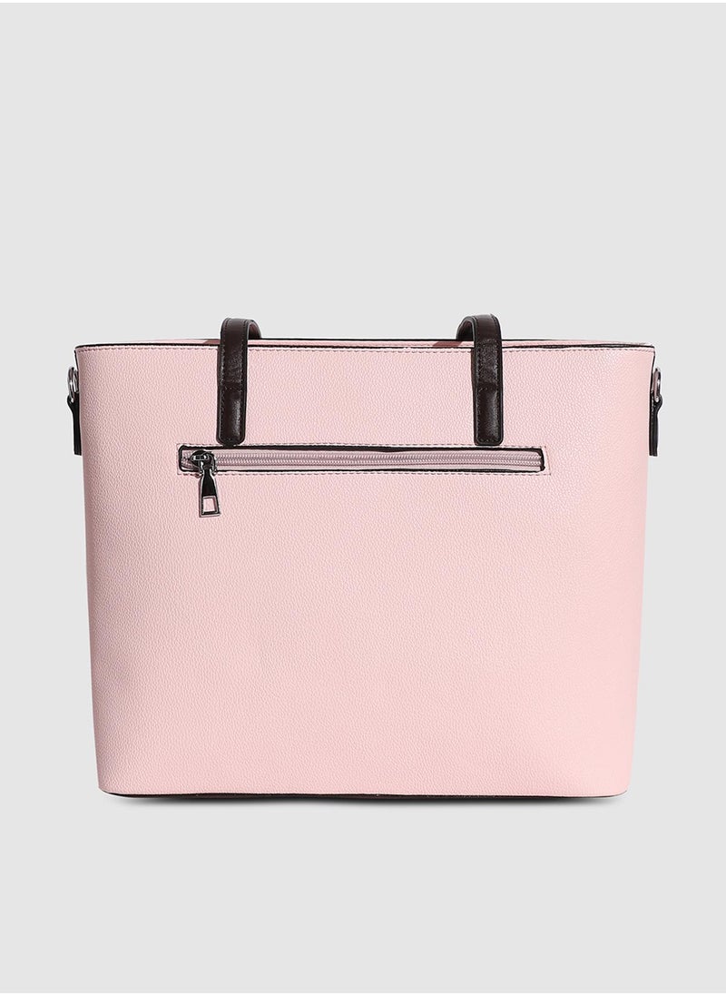 Haute Sauce On The Go Tote Bag - Baby Pink  - Image 2