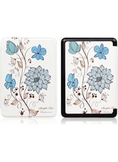 Cosmostech Amazon Kindle Paperwhite 4 E-Book Reader Case Floral 