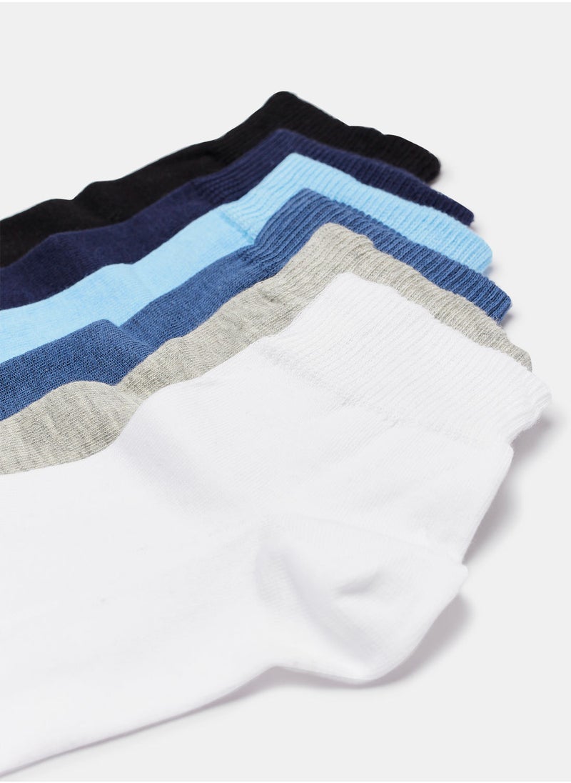 COTTONIL - Basic Cotton Crew Length Socks (Pack of 6) - Image 1