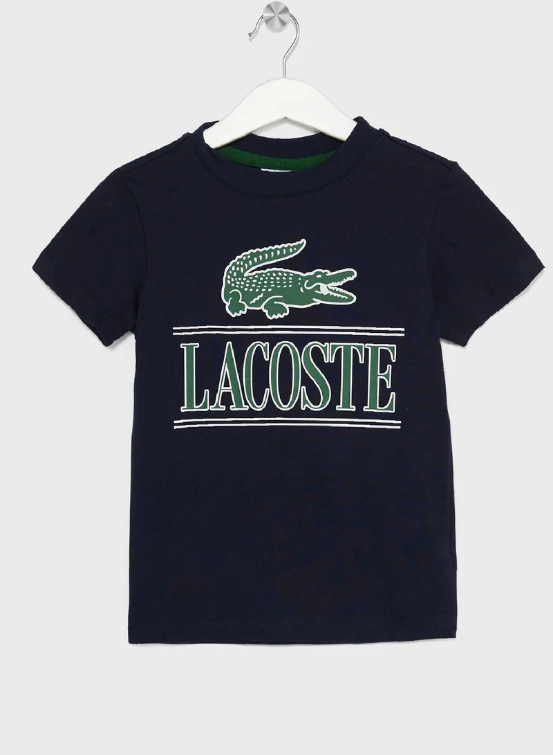 LACOSTE Kids Logo T-Shirt