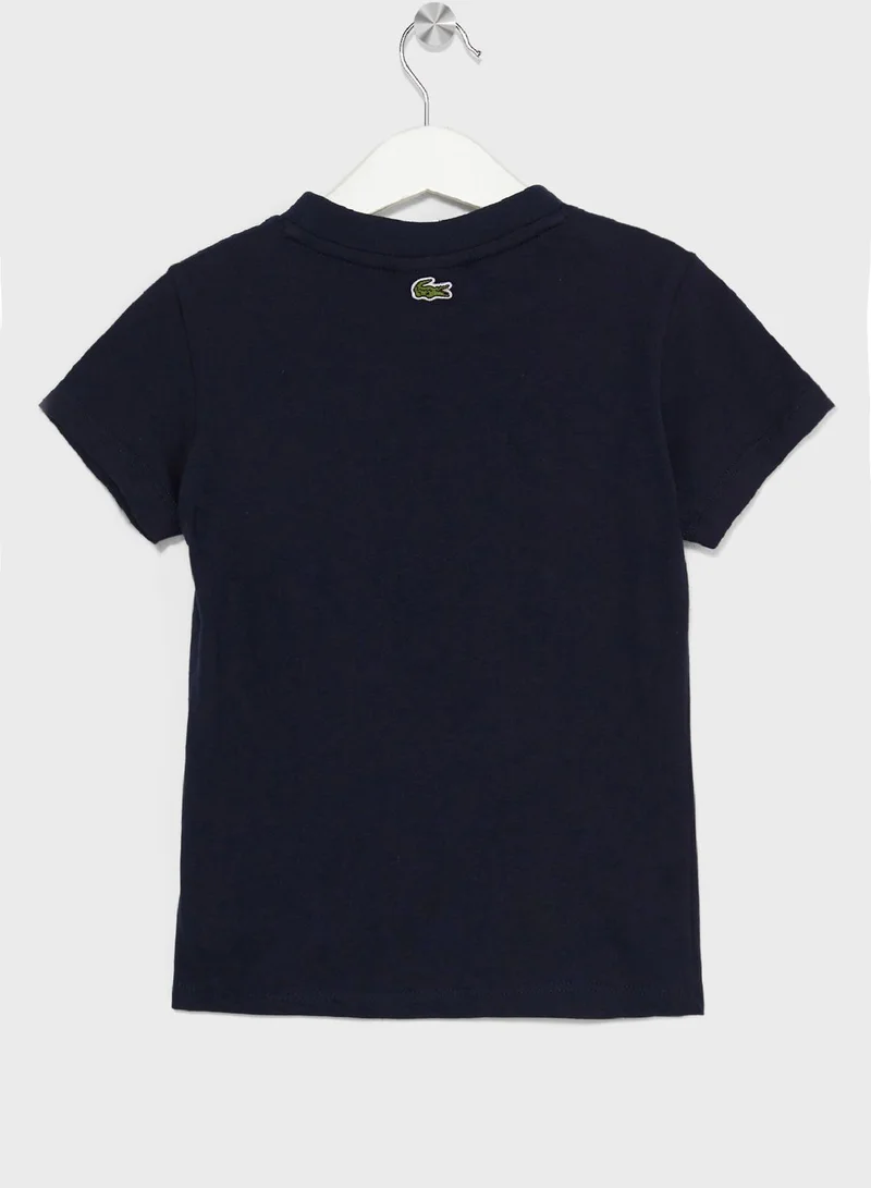 LACOSTE Kids Logo T-Shirt