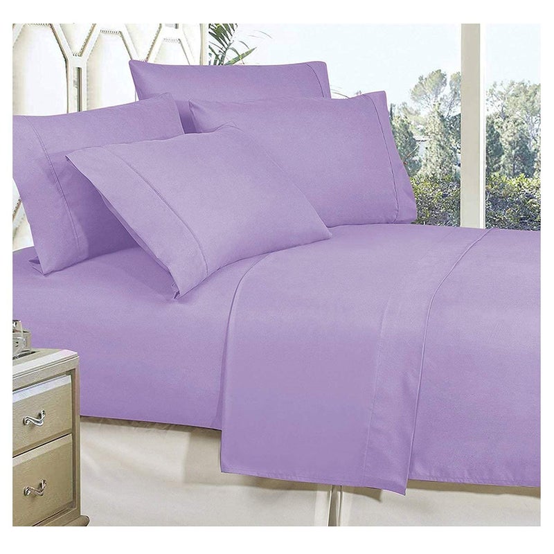 CELINE LINEN Best  Softest  Coziest Bed Sheets Ever! 1800 Premier Hotel Quality Wrinkle-Resistant 4-Piece Sheet Set with Deep Pockets  Queen Lilac - Image 2