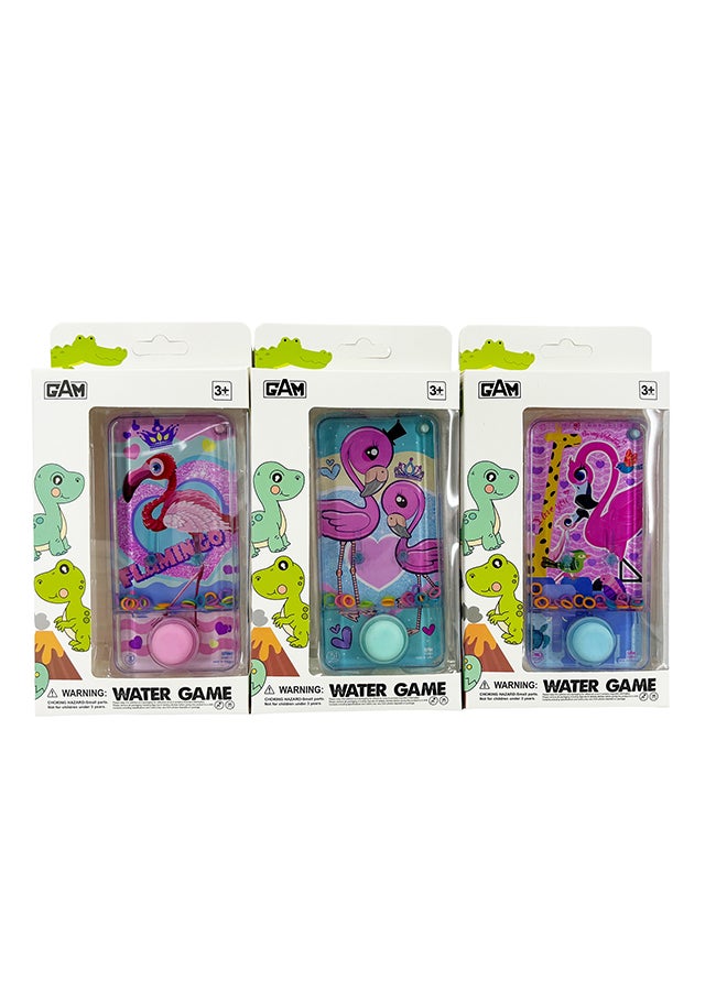 Galaxy Toys Galaxy Flamingo-Themed Handheld Water Ring Toss Game Toy - Assorted 1 Pc – Fun & Interactive Toy for Kids  - Image 3