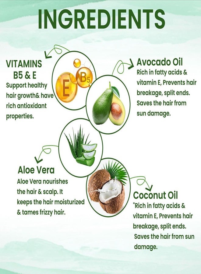 TRUNEXT Coconut Avocado Shampoo For Women and Men - Hydrating, Nourishing, and Repairing Hair Care for Dry and Damaged Hair 600 ML - Image 5