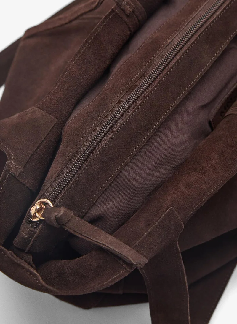 MANGO  Suede shopper bag for Women | Best Price UAE