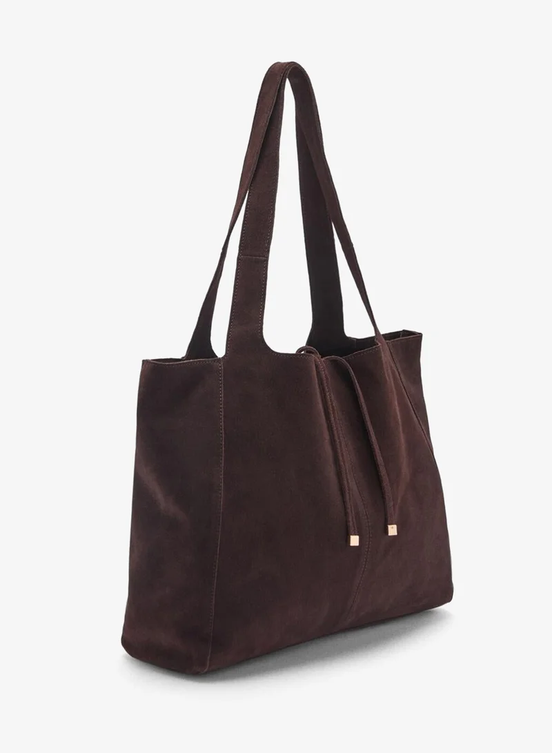 MANGO  Suede shopper bag for Women | Best Price UAE
