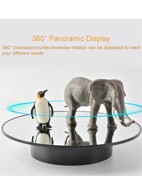 Rotating Display Stand Electric Rotating Platform 360 Automatic Turntable 25 Cm 8 Kg Load Motorized Turntable Motorized Platform For Jewelry Display And Model