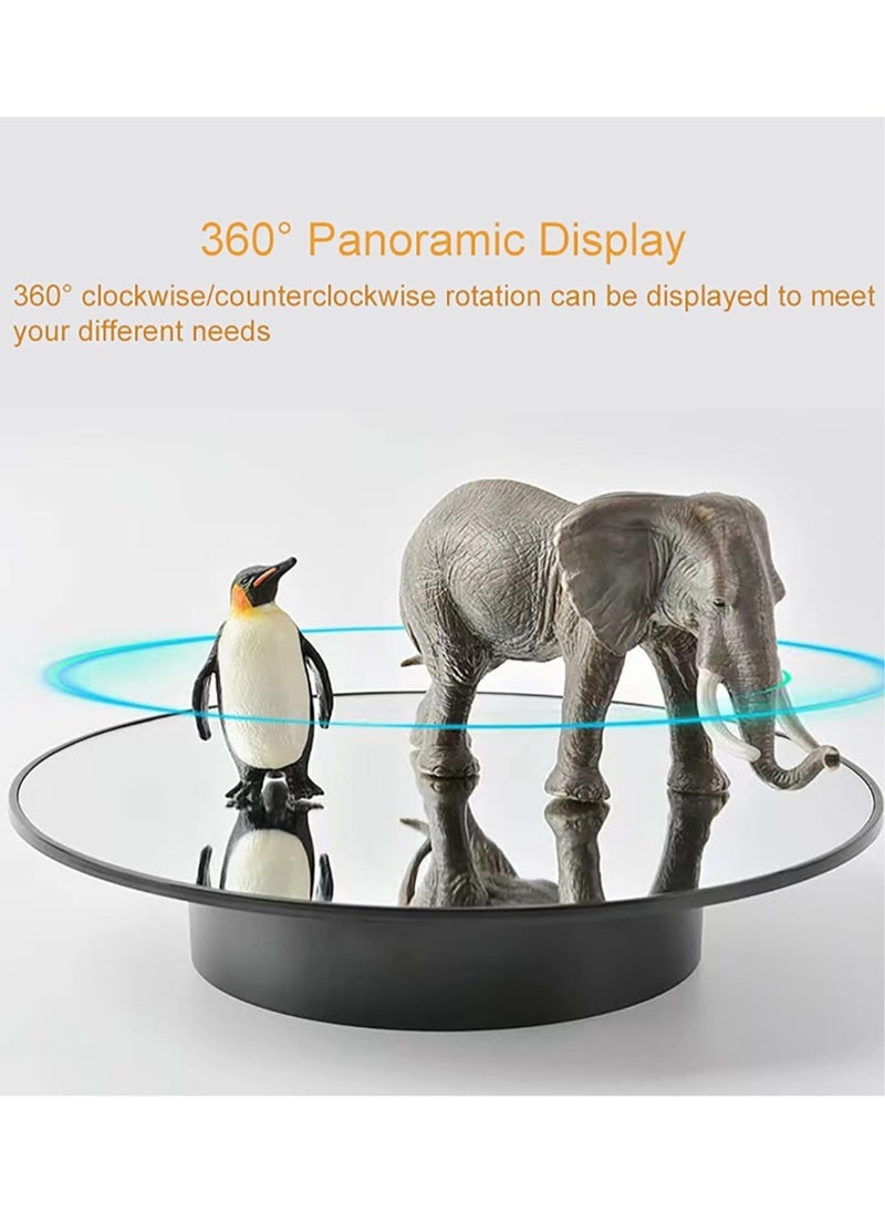 Rotating Display Stand Electric Rotating Platform 360 Automatic Turntable 25 Cm 8 Kg Load Motorized Turntable Motorized Platform For Jewelry Display And Model