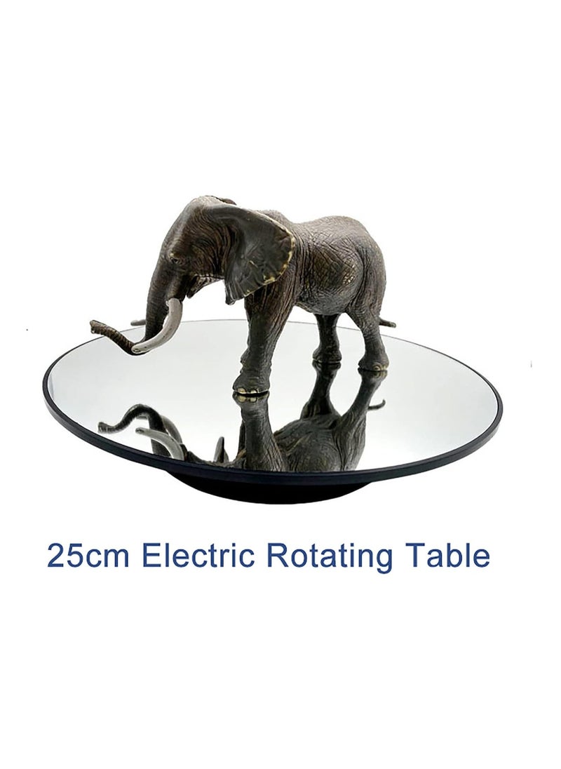 Rotating Display Stand Electric Rotating Platform 360 Automatic Turntable 25 Cm 8 Kg Load Motorized Turntable Motorized Platform For Jewelry Display And Model