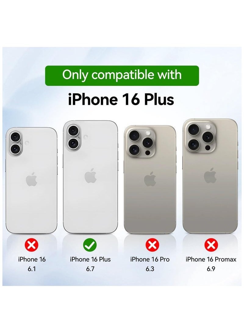 يوارب كينج غطاء حافظة لهاتف iPhone 16 Plus مقاس 6.7 بوصة، متوافق مع MagSafe، ظهر مقاوم للخدش، غطاء هاتف مغناطيسي شفاف مضاد للخدش - Image 3
