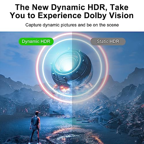 Thsucords Ultra Thin 8K 4K HDMI Cables 3.3FT, Slim & Flexible Soft High Speed HDMI 2.1 Cord Support 4K@120Hz 8K@60Hz 48Gbps for Roku TV/HDTV/PS5/Blu-ray - Image 3
