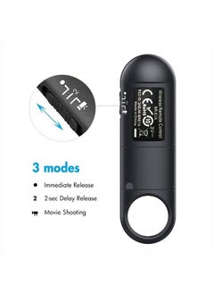 AODELAN Wireless Camera Remote Shutter Release for Canon R3/ R7/ R10/ M50/ EOS M6 Mark II/R/RP /90D /6D Mark II /R5/ R6 /800D /850D /250D/Rebel SL2 /T7i /G5 X Mark II /G7 X Mark III, Replace Canon BR-E1  - Image 3
