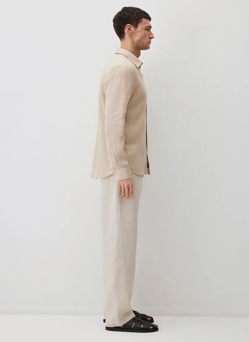MAVI Ecru Linen Shirt