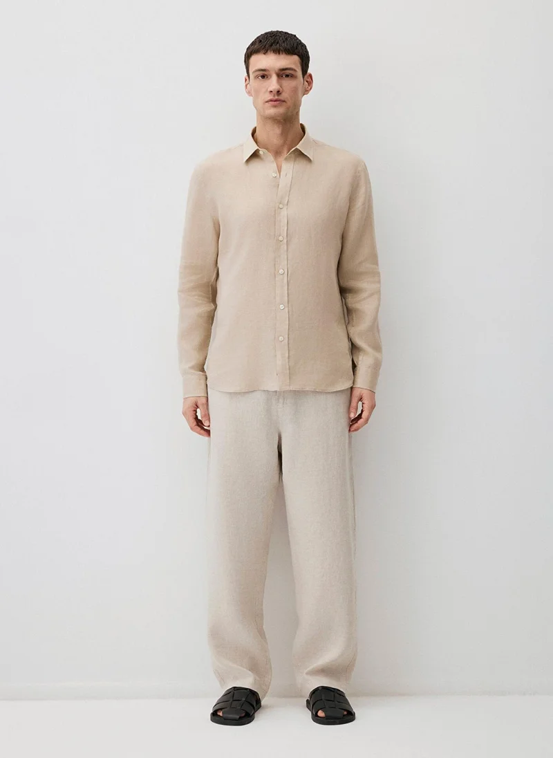 MAVI Ecru Linen Shirt