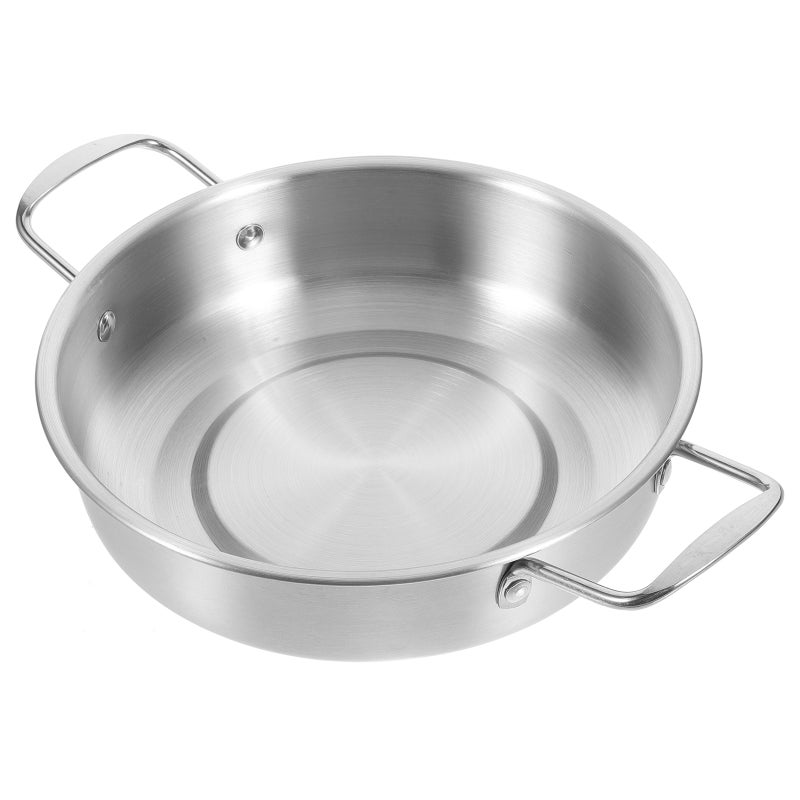 Stainless Steel Noodle Pot Kitchen Food Storage Pot Handheld Seafood Ramen Pot Soup Pot - Image 1