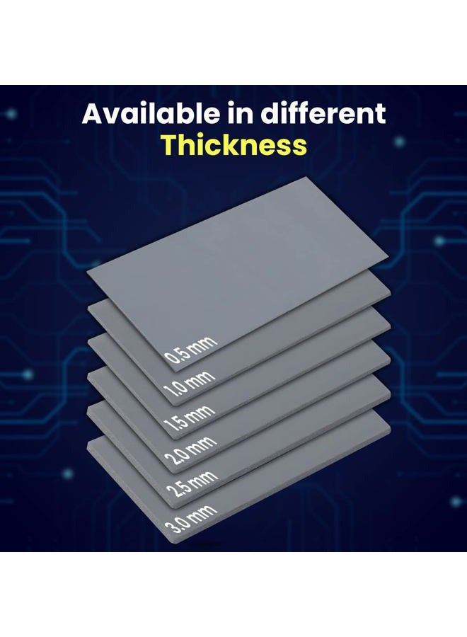 Gelid Solutions GP-Extreme Thermal Pad 80 x 40 x 0.5 mm Excellent Heat Conduction, Ideal Gap Filler Easy Installation Thermal Conductivity 12W - Image 4