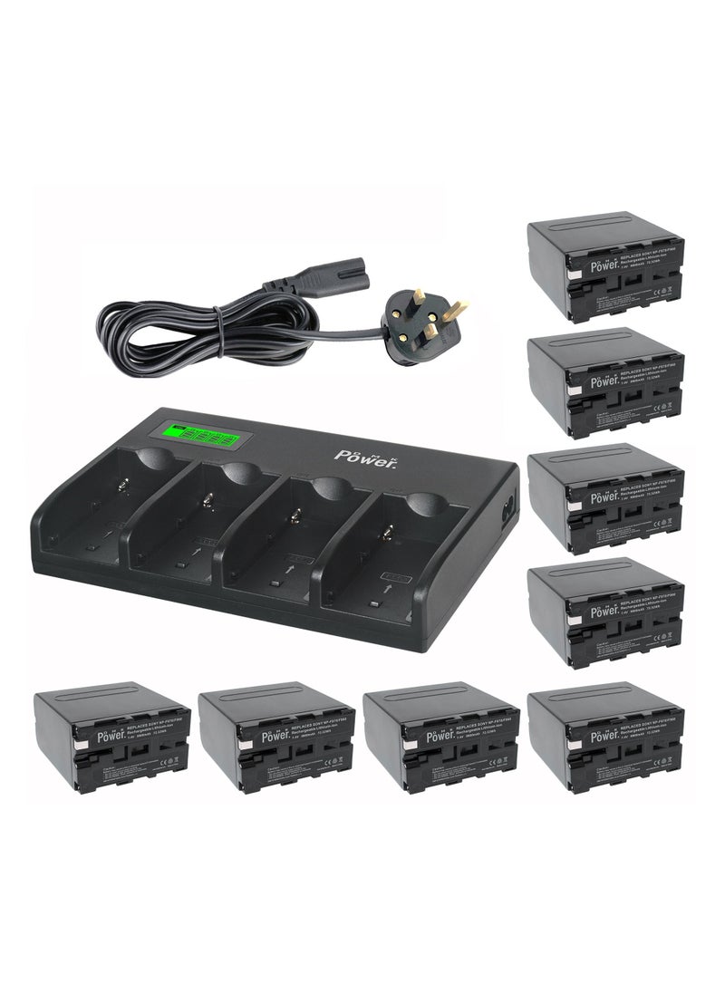 DMK Power 4-Channel Charger And NP-F970 9800mAh 8-pcs Batteries made for LED Video Light and Monitor only (Not for Cameras) - pzsku/Z66E4425770FA8DDEFBBAZ/45/_/1651859139/56d101a0-c3ea-4357-88a3-a677ab9fb24a