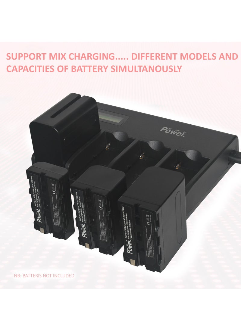 DMK Power 4-Channel Charger And NP-F970 9800mAh 8-pcs Batteries made for LED Video Light and Monitor only (Not for Cameras) - pzsku/Z66E4425770FA8DDEFBBAZ/45/_/1651859139/5f8f0016-a2b5-4799-8625-0df2c8c9fc0e