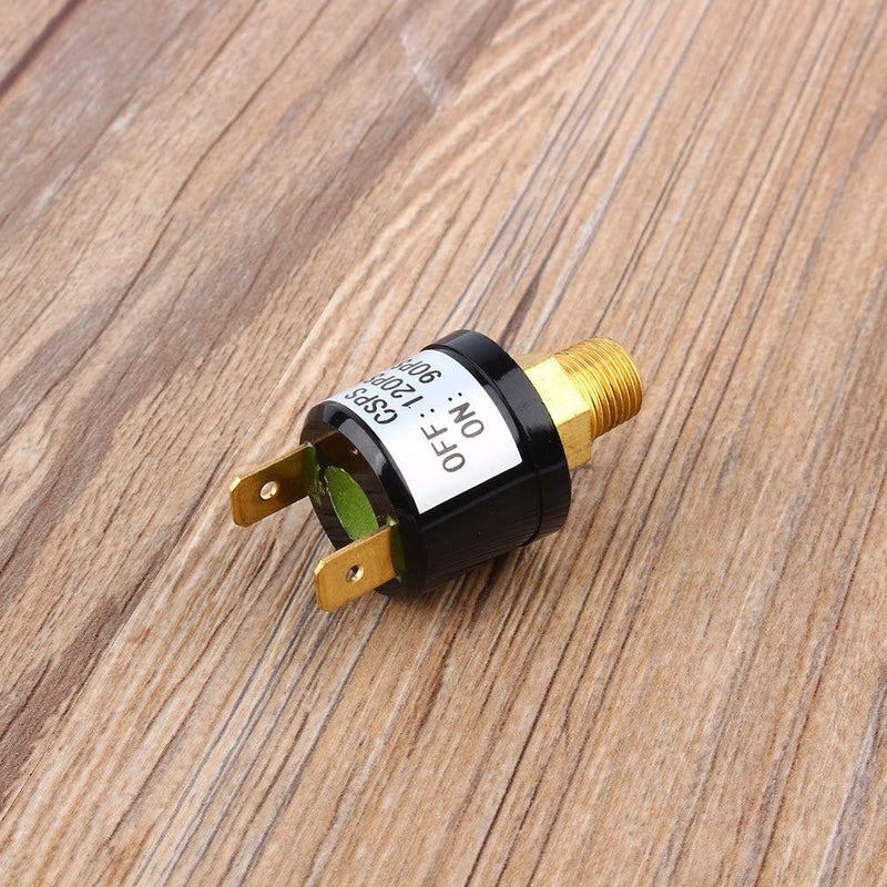 90-120 PSI Air Compressor Pressure Switch, AC 110-220V DC 6-36V, Pressure Control Switch Valve Heavy Duty - Image 1