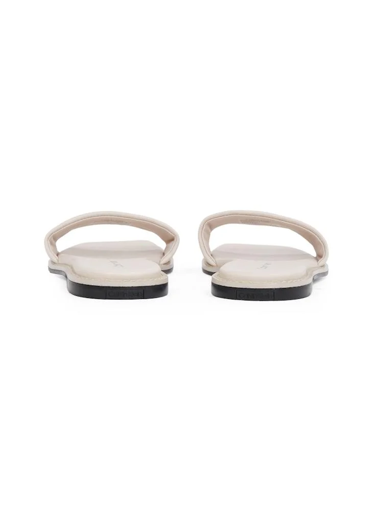 CALVIN KLEIN FLAT SLIDES