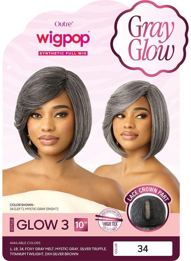 Outre Wigpop - Gray Glow - Glow 3 (DXH SILVER BROWN) - Image 2