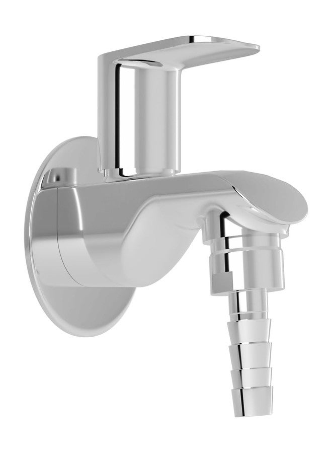 ALTON AXN9420, Brass Nozzle Bib Cock with Wall Flange (Chrome) - Image 1