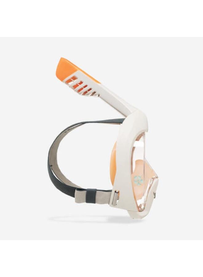 سوبيا قناع غطس سطحي 6 - 10 سنوات للأطفال - بيج وبرتقالي - Image 4