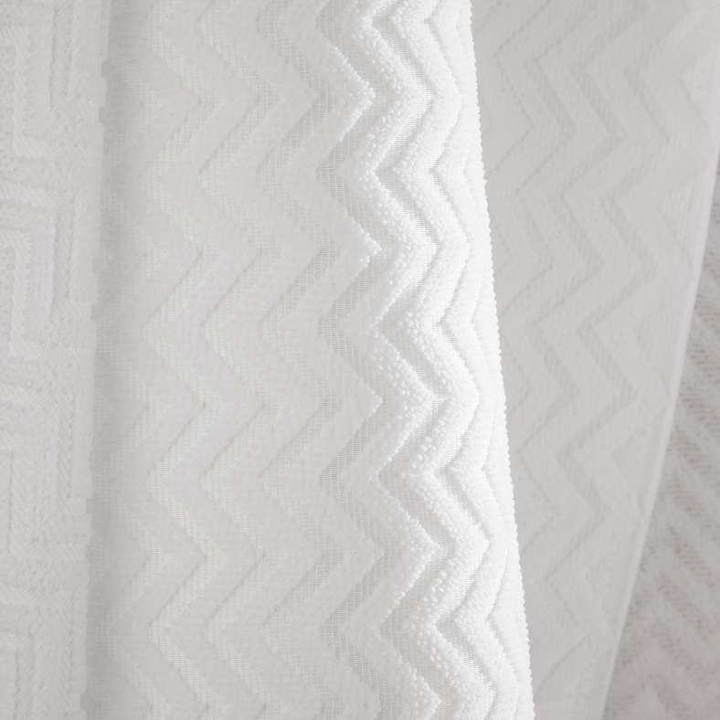 Pan Home Ahram Chevron Towel Set - White - Image 3