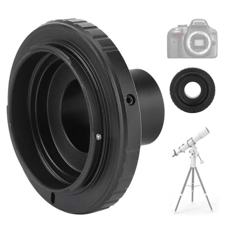 حلقة محول معدنية 0.965 بوصة من نوع T Mount لعين منظور التلسكوب الفلكي لكاميرا SLR من نوع Nikon AI Mount - Image 3