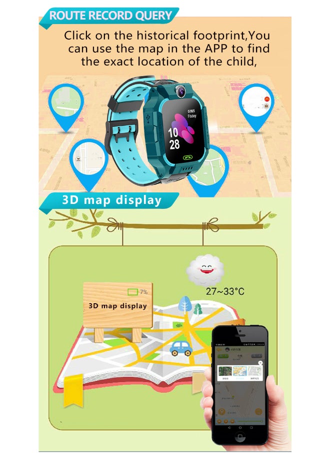 Nabi - ChiLi 2022 new arrival SIM card CL01 kids smartwatch GPS LBS WIFI positioning multi functions smart watch for kids - Image 1