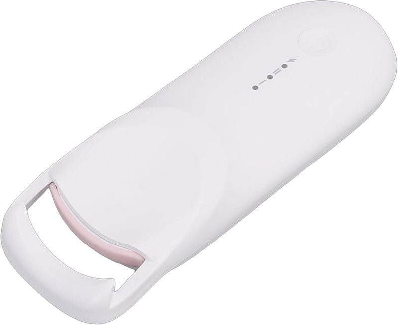 مجفف رموش كهربائي، قابل لإعادة الشحن عبر منفذ USB-C، تصميم مريح يوفر تمويجًا آمنًا ولطيفًا للرموش، مثالي للمكياج اليومي للعيون الحساسة، لون أبيض. - Image 4