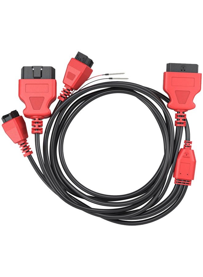 XTOOL XTOOL12+8 Cable Adapter for FCA Chrysler, Work X100 PAD PLUS/PADS/IP616/IP819/IK618/D7/D7S/D7W/D8/D8S/D8BT/D8W/D9/D9S/D9 PRO/D9S PRO/X100 PAD3/MAX - Image 1