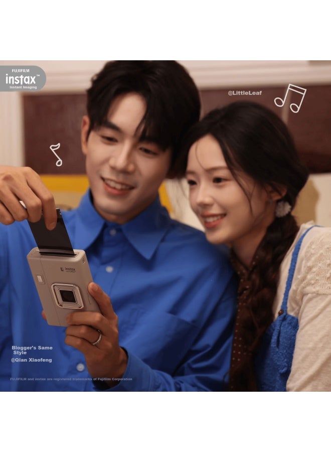 Instax Fujifilm Digital Instant Camera Liplay+ Golden Yellow - Image 4
