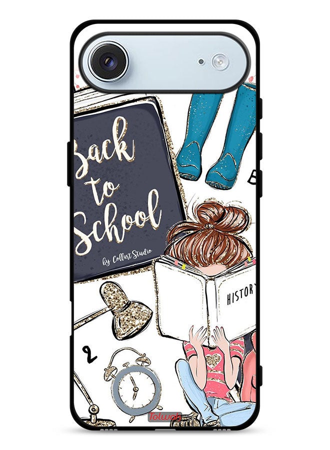 Tolwak Apple iPhone Air Protective Case Cover Back To School Girl Reading History - Image 1