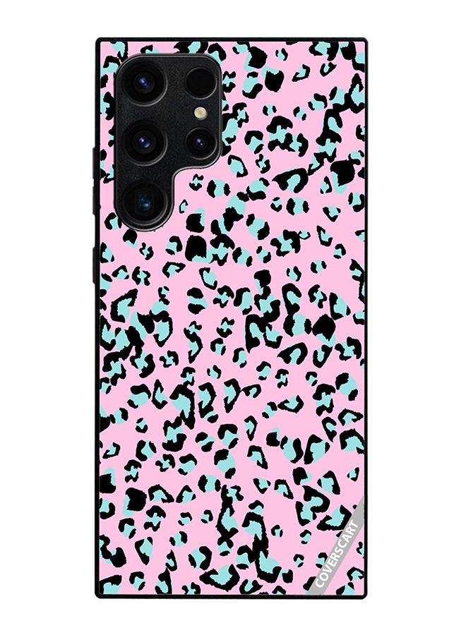 COVERSCART Protective Case Cover For Samsung Galaxy S24 Ultra Pink Leopard Print Design Multicolour