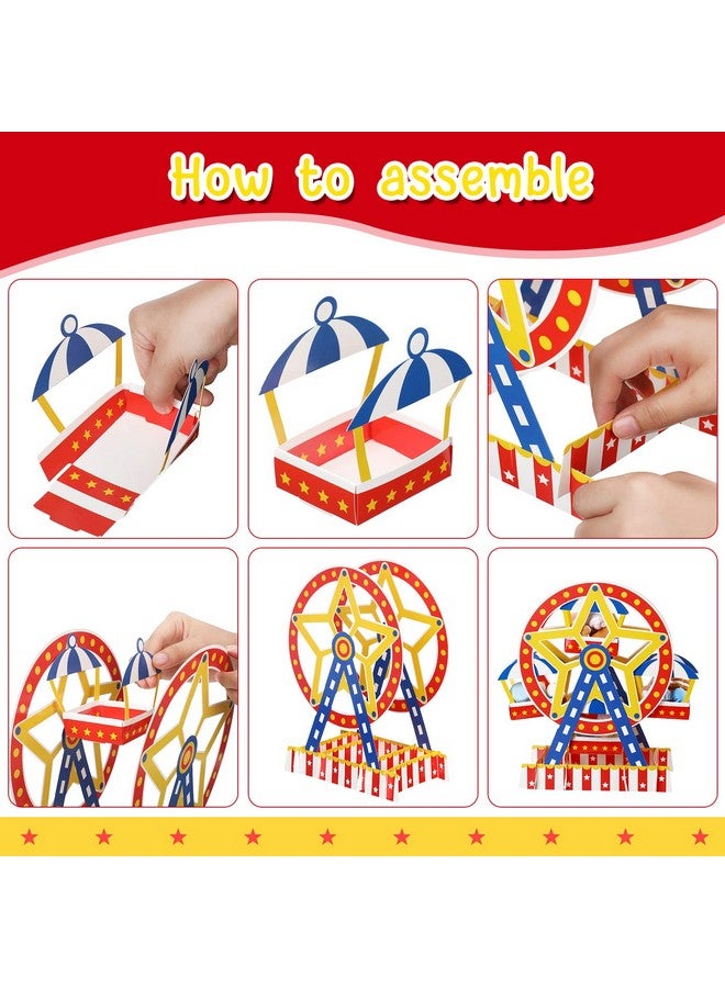 ايباك كرنفال عجلة فيريس محور كرنفال موضوع زينة الحفلات كرنفال حامل الكيك السيرك كرنفال لصالح لوازم الحلوى الحلويات كعكة كرنفال عجلة فيريس ديكورات الحفلات - Image 3