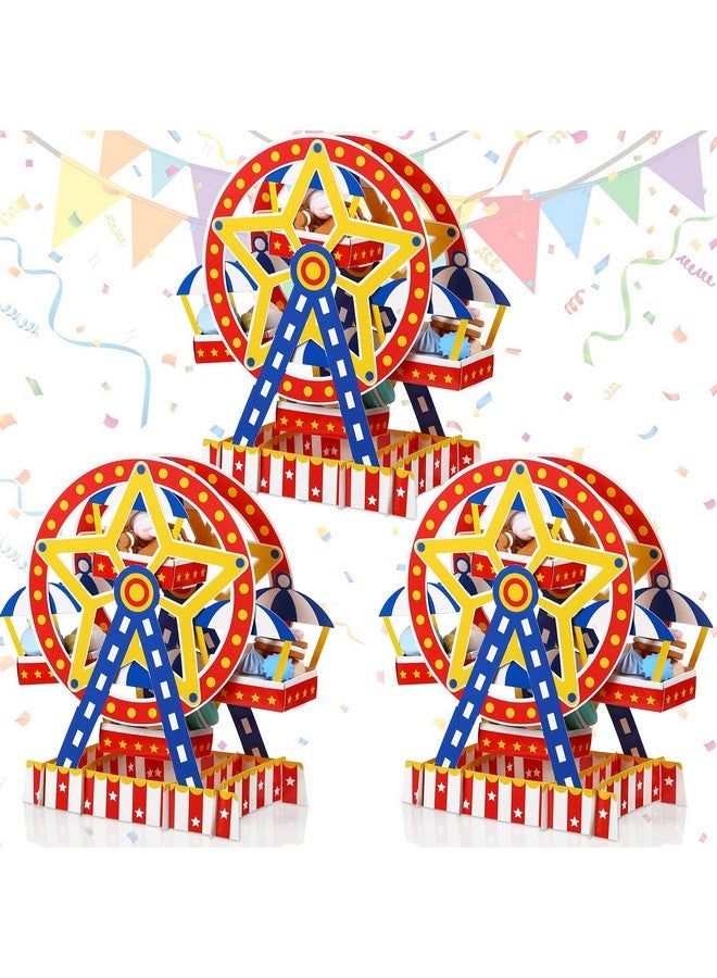 ايباك كرنفال عجلة فيريس محور كرنفال موضوع زينة الحفلات كرنفال حامل الكيك السيرك كرنفال لصالح لوازم الحلوى الحلويات كعكة كرنفال عجلة فيريس ديكورات الحفلات - Image 1