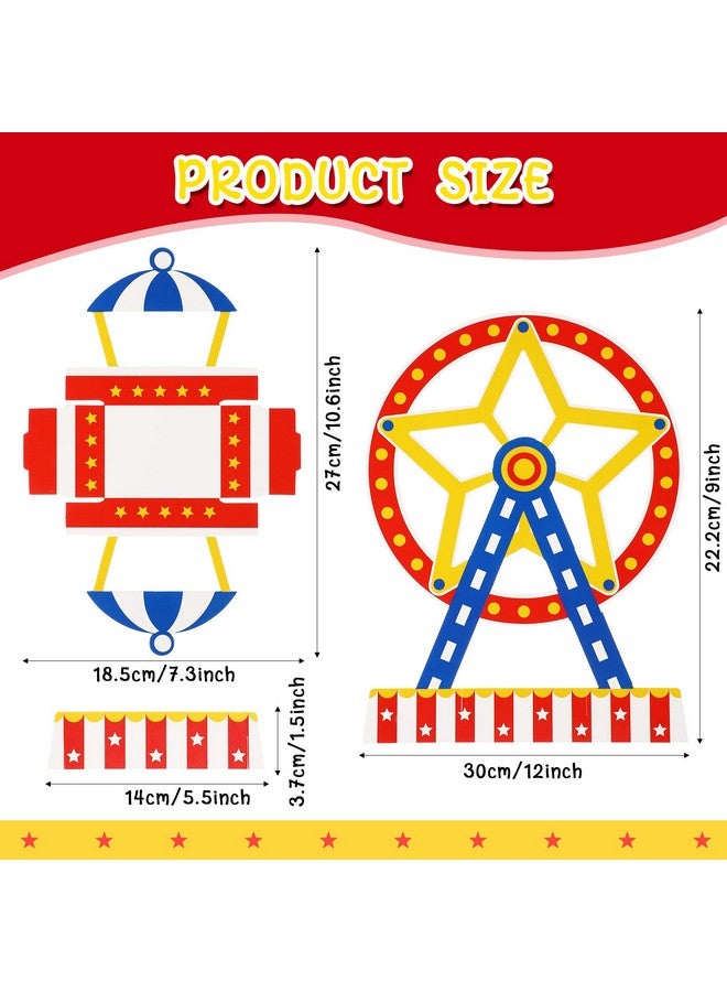 ايباك كرنفال عجلة فيريس محور كرنفال موضوع زينة الحفلات كرنفال حامل الكيك السيرك كرنفال لصالح لوازم الحلوى الحلويات كعكة كرنفال عجلة فيريس ديكورات الحفلات - Image 2
