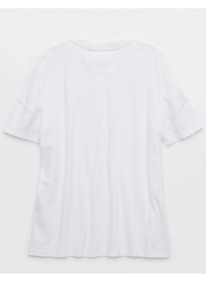 Aerie Aerie Oversized Crew Boyfriend T-Shirt