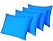 Niagara Sleep Solution 4 Pack Waterproof Blue Pillow Protectors Standard 20x26 Inches Smooth Zipper Premium Encasement - Image 2