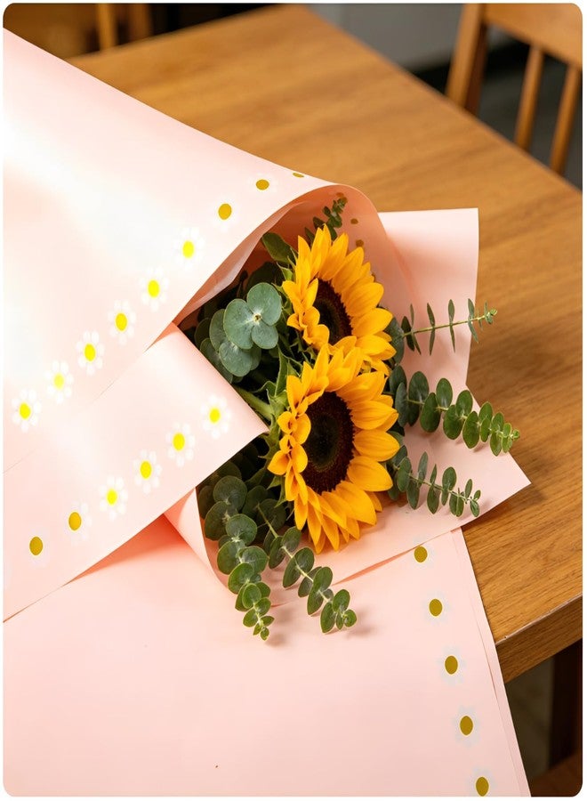 OPHRBU 20 Sheet Flower Wrapping Paper - Waterproof Floral Bouquet Wrapping Paper，for Wedding Birthday Gift DIY Gift Packaging Material Florist Supplies - Image 2