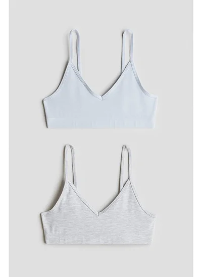 H&M 2-pack V-neck crop tops